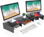 Bol Support Moniteur en Bois pour PC Portable Écran d'Ordinateur