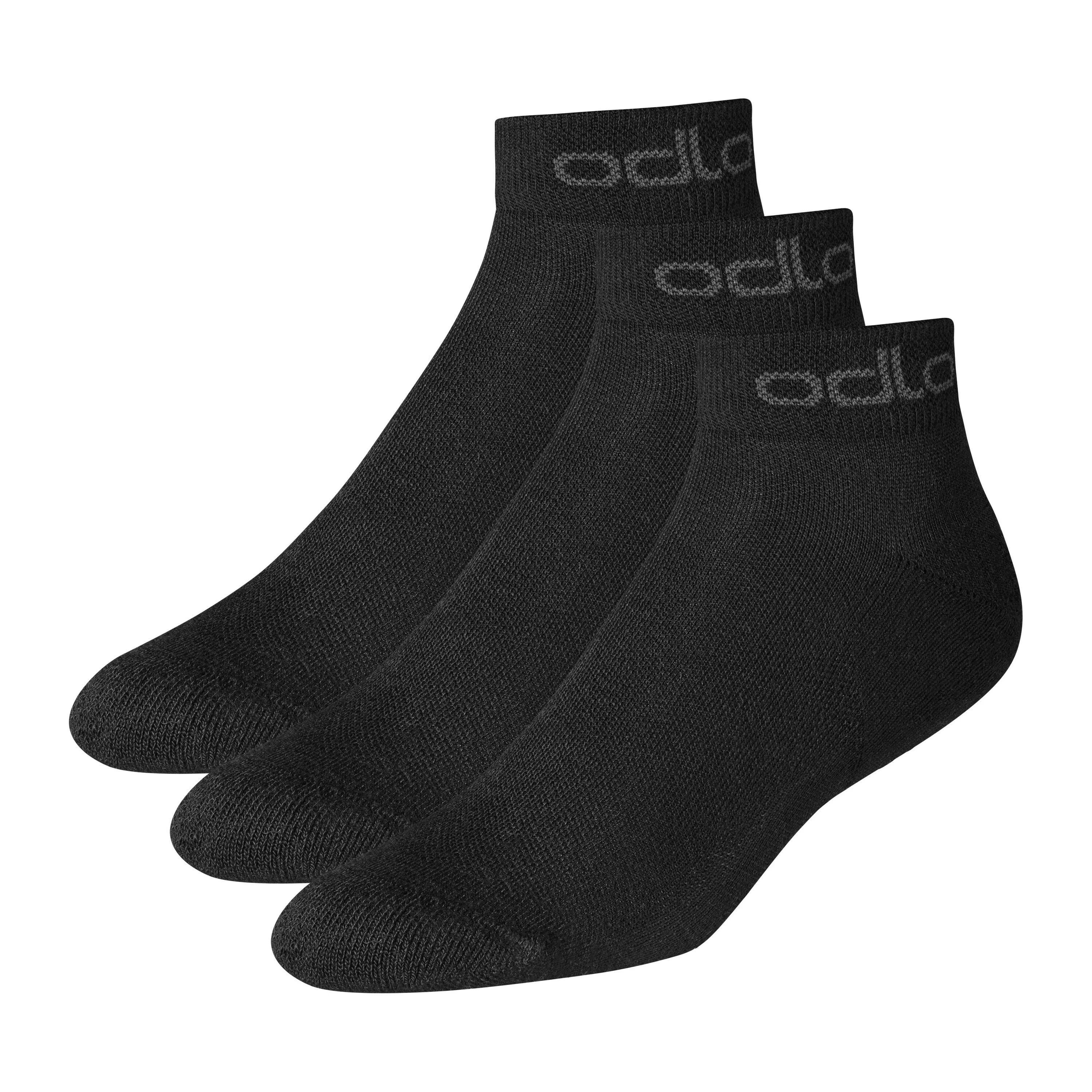 Odlo Active Short Socks 3 Pack - Black - EU 39-41 - 2023