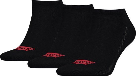 Levi's Lage sokken met logo - gerecycled katoen – Black – 43-46
