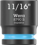 Wera 8790 B Impaktor-dop met 3/8\"-aandrijving, 11/16\" x 30 mm - 05005521001