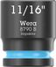 Wera 8790 B Impaktor-dop met 3/8\"-aandrijving, 11/16\" x 30 mm - 05005521001