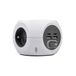SIMON Combiball Meervoudig stopcontact, Frans stopcontact, stekkerdoos met Frans stopcontact en 2 USB A + 2 USB C, 7 laadaansluitingen, stekkerdoos met schakelaar, wit