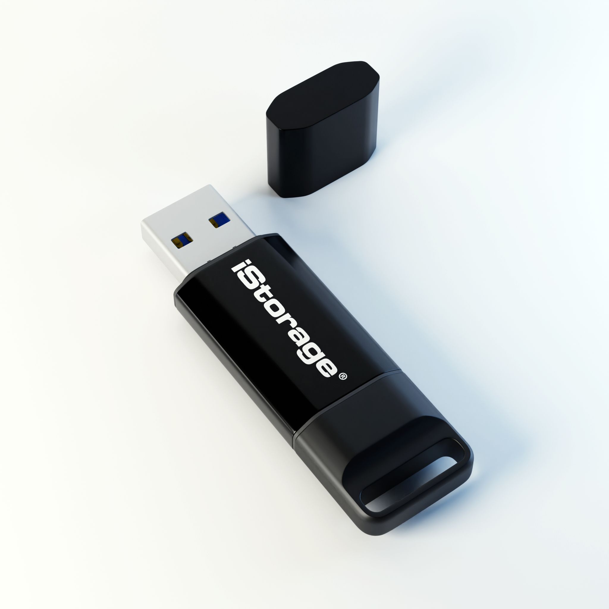 iStorage datAshur BT USB Flash Drive - 16GB - USB 3.2 Gen 1 - Black