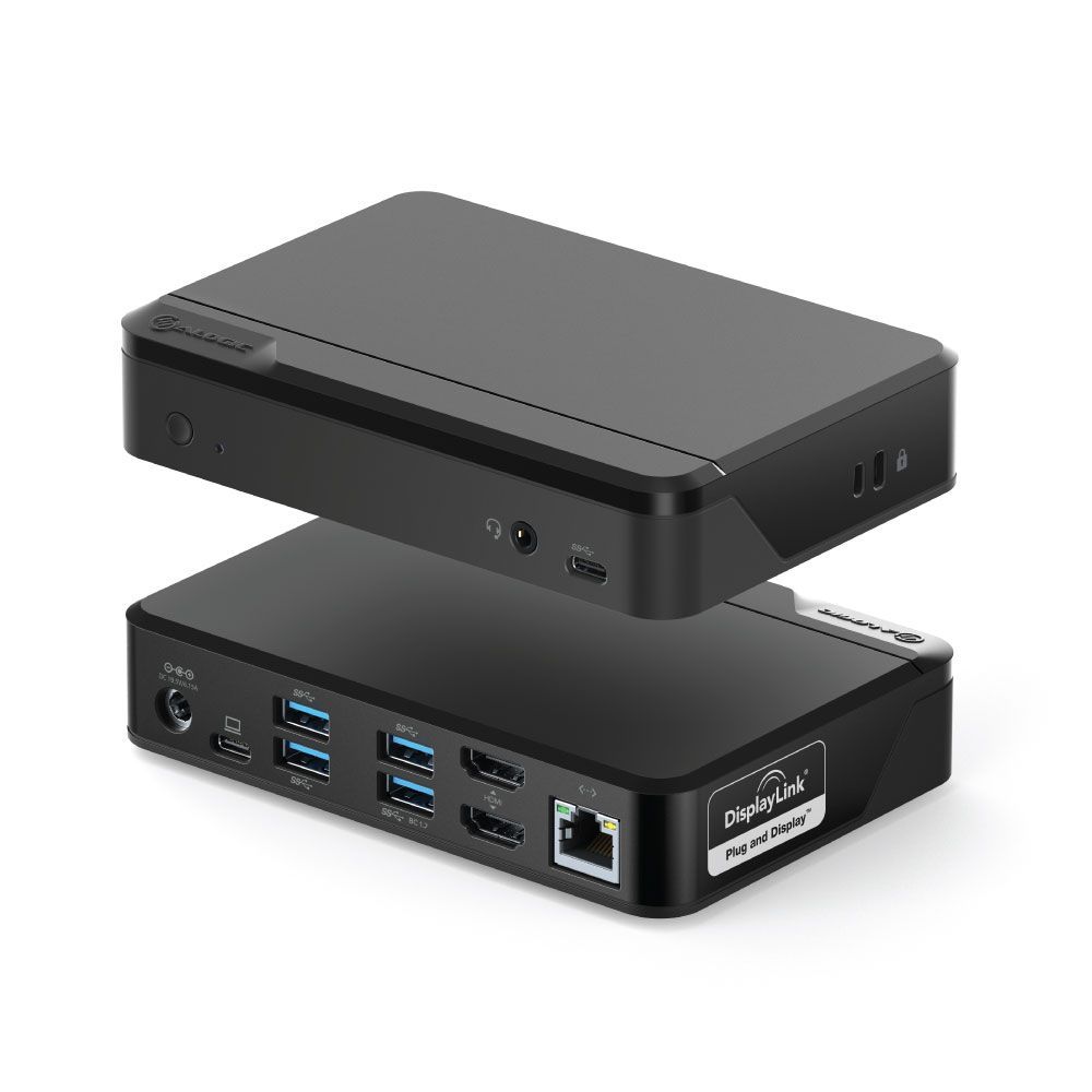 Alogic DUTHDP - USB-C Docking Station - 10 poorten - Zwart