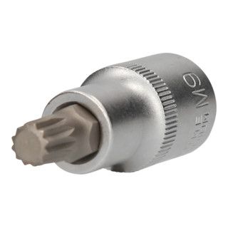 Brilliant Tools 1/2" veeltandbitdop M9 - 55 mm - 1 stuk