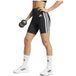 ADIDAS - opt ess 3s s - Korte trainingslegging dames - Zwart, wit