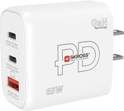 Skross Power Charger 65W PD GaN US USB-oplader 65 W 1x USB-A, 2x USB-C USB PD Wit