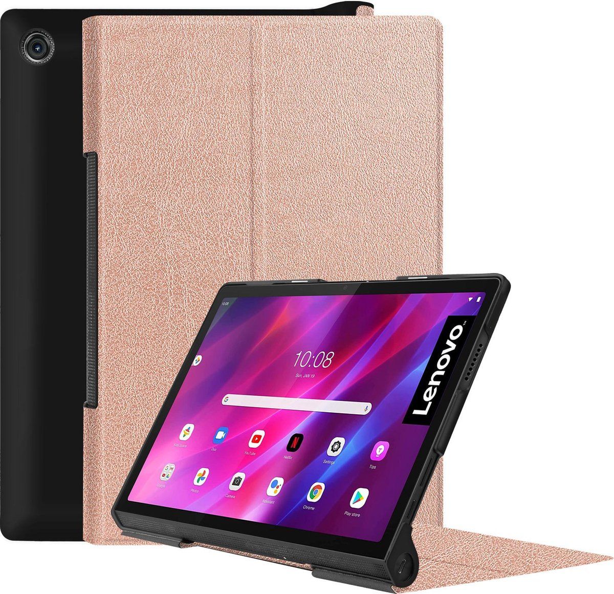 Case2go Lenovo Yoga Tab 11 (2021) Hoes / - / - / Rosé Goud