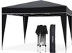 LifeGoods Partytent - Opvouwbaar - 3x3 m - Easy Up - Paviljoen - Vouwtent - Met Draagtas - Zwart