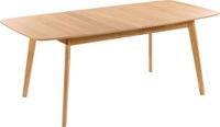 Beliani MADOX - Uitschuifbare eettafel - Lichte houtkleur - Retro & Vintage - Beliani