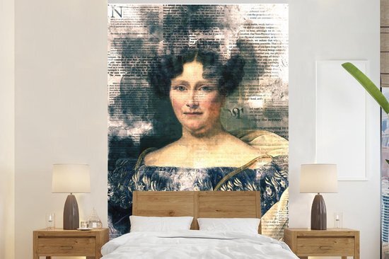 Nr1Wallpaper Behang - Fotobehang Johanna Henriette Engelen - Dubois Drahonet - Krant - Breedte 195 cm x hoogte 300 cm