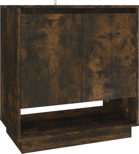 vidaXL Dressoir - Gerookt eiken, 70x41x75 cm
