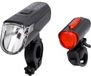 FISCHER FAHRRAD TWIN-60/30/15 Fietsverlichtingsset LED Zwart