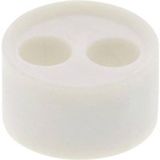 Wiska 10110533 MFD 40/01/095-01/145 RW Bouchon d'étanchéité multiple Résistant aux chocs, Avec serre-câble M40 Plastique Blanc 25 pièce(s)