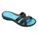 Fashy 7659 52 39 badschoen, zwart/turquoise