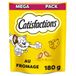 CATISFACTIONS Friandises pour Chat et Chaton au Délicieux Fromage - Lot de 4 Sachets MAXI 180g