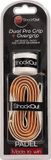 ShockOut Dual Pro Grip + Overgrip Padel | Wit/Oranje