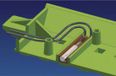 Roco 61193 H0 GeoLine (met ballastbed) Reedcontactschakelaar