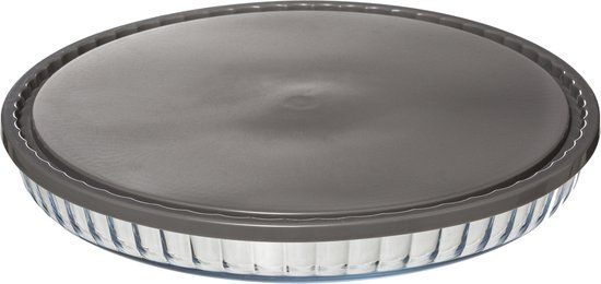 5five Simply Smart Glazen fruitcakevorm met deksel, Ø 30 cm