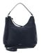 COCCINELLE Leren schoudertas Rebekka Handbag Grained Leather Midnight Blue donkerblauw