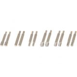 KS Tools 450.0187 Vierkante adapter, 10 mm, verpakking van 2 stuks, verchroomd