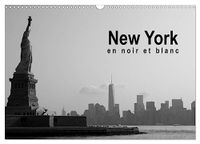 New Calvendo New York en noir et blanc (Calendrier mural 2027 DIN A3 vertical), CALVENDO calendrier mensuel