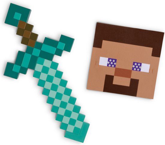 Disguise Minecraft Sword & Mask Set, One Size Child