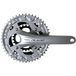 SHIMANO Alivio kettingwielset voor volwassenen, uniseks, zilver, eenheidsmaat