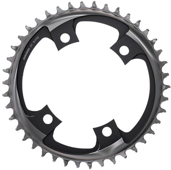 Sram Kettingblad X-Sync 40 Tands, 4-Arm, 107 Mm Gatafstand, Polar Grijs