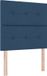 vidaXL Boxspring bed met hoofdeinde Blauw 120 x 200 cm Stof
