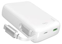 PURO Powerbank Power Reel 10 10.000 mAh avec rétractable intégré