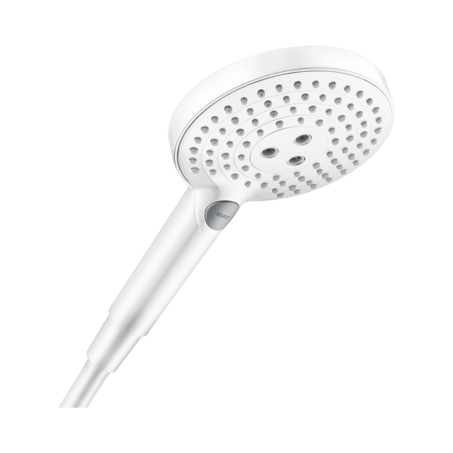 Hansgrohe Raindance Select S 120 3jet PowderRain Hand Shower - Matte White