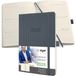 Sigel weekagenda - Conceptum - A5 - 2025 (NL/FR/EN/DU) - Dark Grey - softcover
