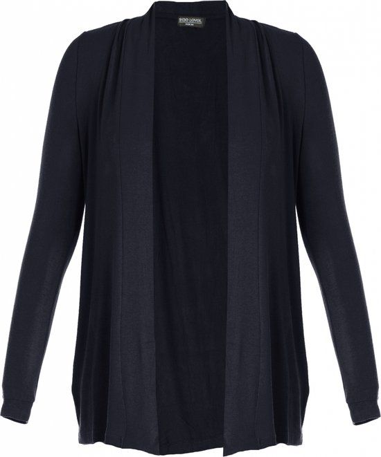 BASE LEVEL CURVY Ayla Vest - Dark Blue - maat X-0(44)