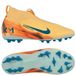 Nike Air Zoom Mercurial Superfly 10 Academy AG Mbappé Personal Edition - Melon/Neo Turquoise/Vert Enfant - Herbe synthétique (AG), pointure 36
