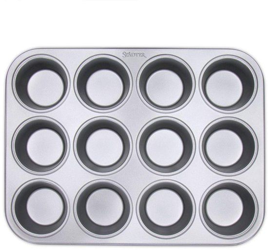 Städter Muffin bakvorm, metaal, grijs, 35 cm