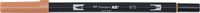 Tombow Brush pen - ABT 873 - Dual Brushpen - Coral - Oranje