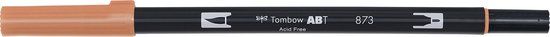 Tombow Brush pen - ABT 873 - Dual Brushpen - Coral - Oranje