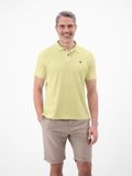 LERROS Herenpoloshirt COOL & DRY ademend piqué , Maat: M , Kleur: LEMON WATER , 60% katoen, 40% polyester
