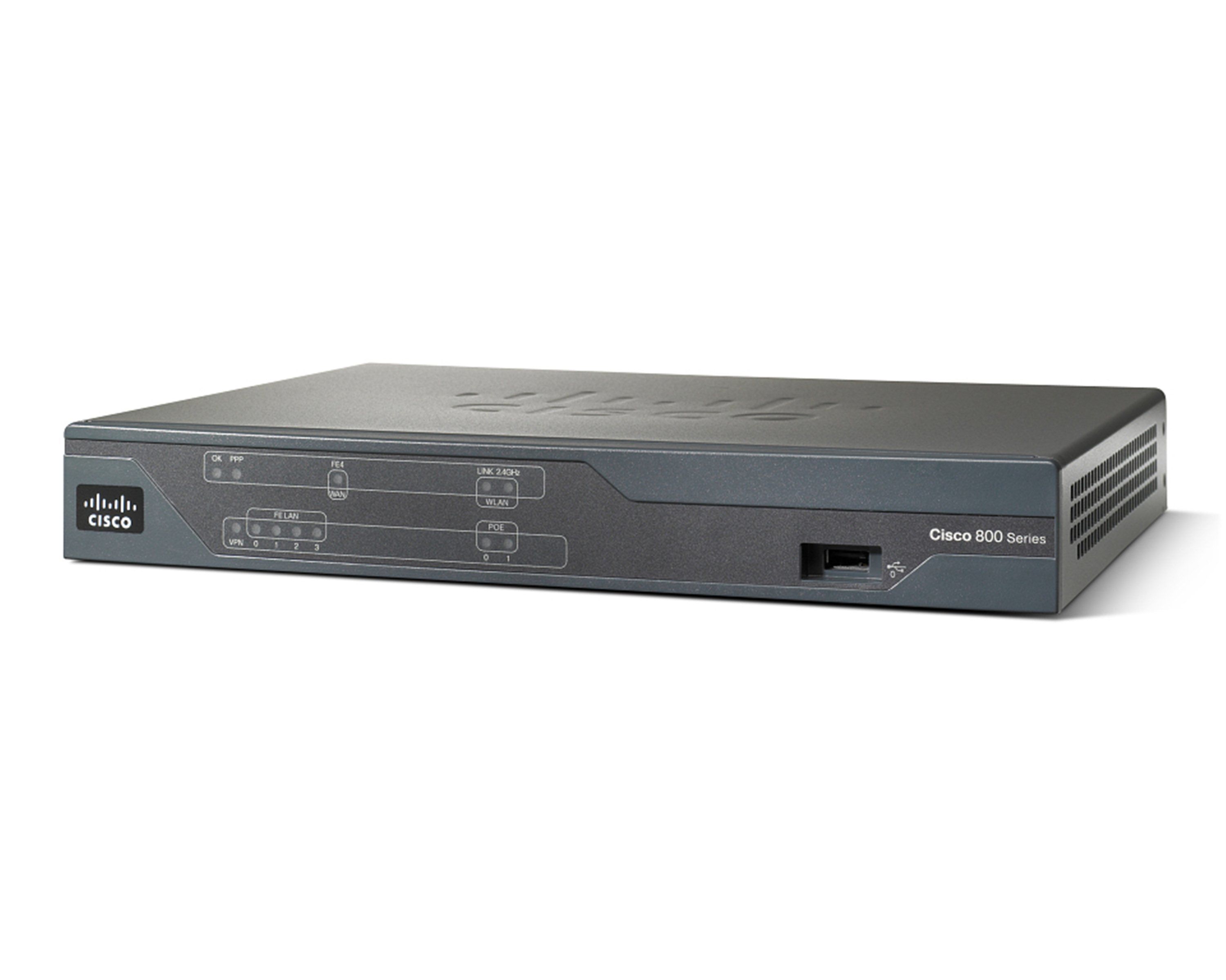 Cisco 888 Router - C888-K9 - Zwart