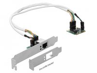 Delock Mini PCIe I/O PCIe half size 1 x RJ45 Gigabit LAN Low Profile