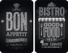 Wenko Afdekplaat Universal Bistro 30 X 52 Cm Glas Zwart 2 Stuks