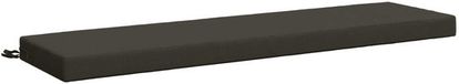 vidaXL Bankkussen SOEST 100% Polyester Antraciet 140 x 40 x 8 cm
