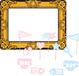 Accessoires de photomaton pour fête prénatale sans marque avec cadre - 12 pièces - cadre photo gonflable - accessoires de photomaton
