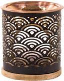 Yogi & Yogini naturals Aromafume Wierookbrander Zwart-Koperkleurig Metaal