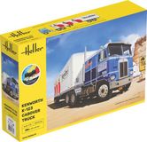 Heller Modelbouwpakket Militaire voertuigen - 56793 Kenworth K-123 Cabover Truck - Amerikaanse Vrachtwagen - Starter Kit Plastic - 1:43 - Modelbouw