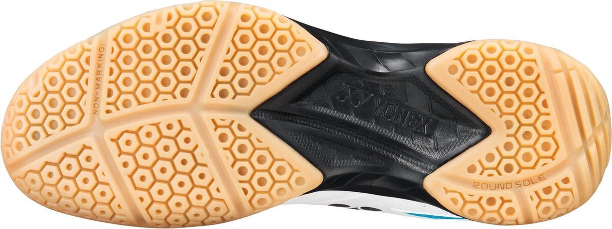 Yonex badmintonschoenen Power Cushion 36 heren wit/blauw