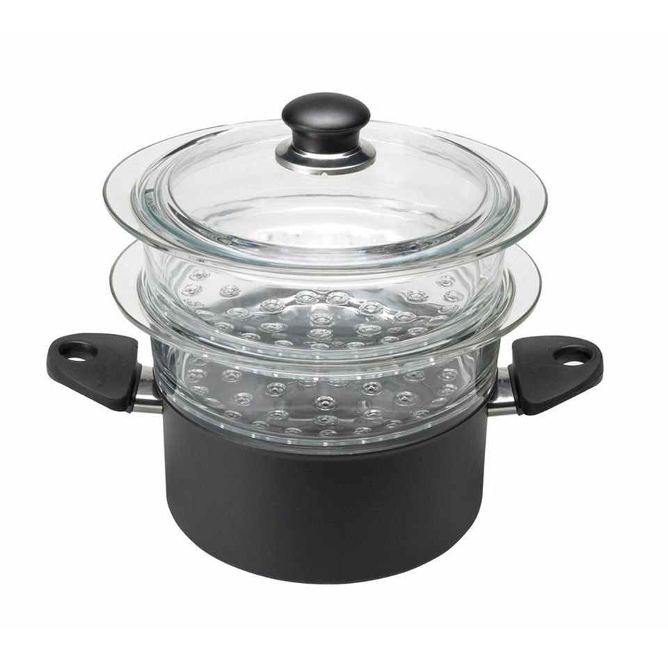 Ballarini Gli Speciali kookpan met stoomopzet Ø 20 cm