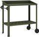 vidaXL Pottafel met wielen 96 x 50 x 89 cm Koudgewalst staal