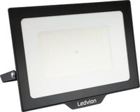 LEDVION LED Breedstraler 150W 4000K IP65 18000lm Zwart